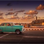 Amerikansk bil i Havanna